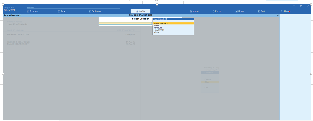 Tally Transport Screenshot 3